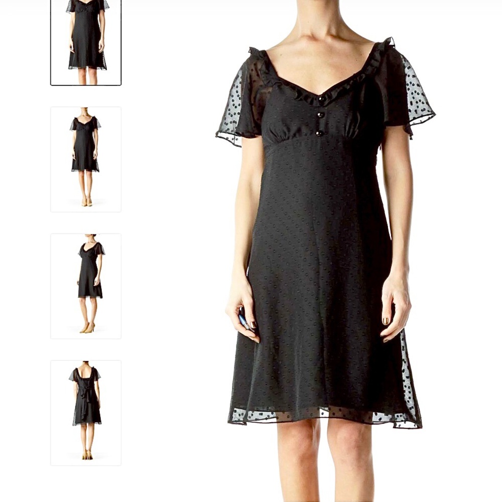Alice Temperley for Target Black Swiss Dot Dress - Picture 4 of 12